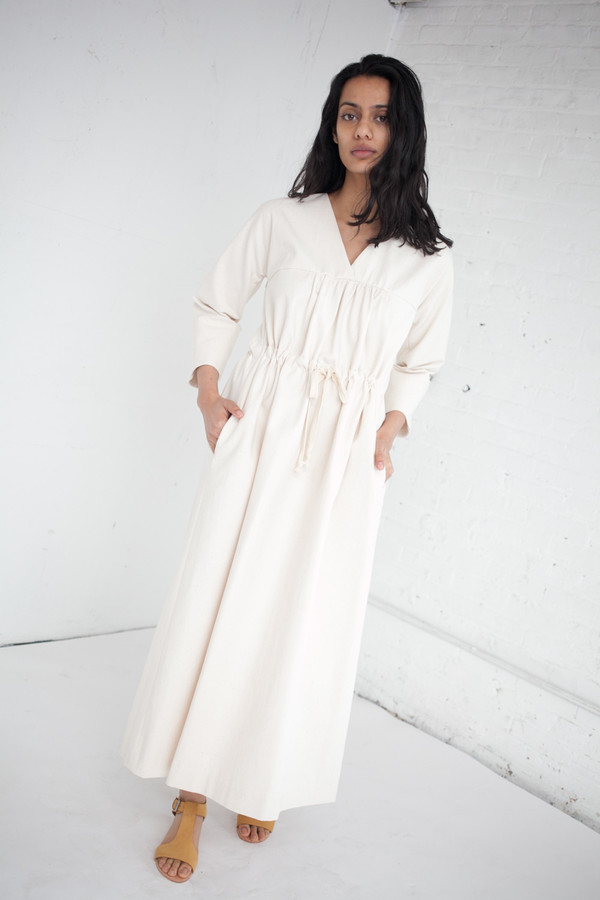 Caron Callahan Ari Dress in Japanese Cotton Canvas Caron Callahan Ari Dress in Japanese Cotton Canvas
