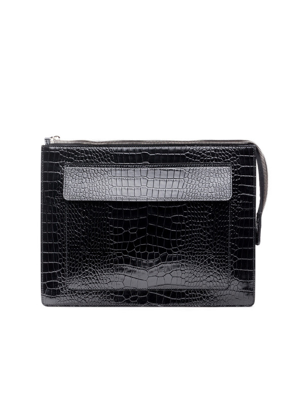 Acne Studios Ely Crocodile Clutch Acne Studios Ely Crocodile Clutch