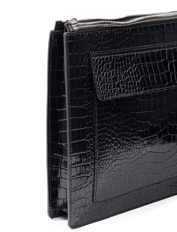 Acne Studios Ely Crocodile Clutch Acne Studios Ely Crocodile Clutch