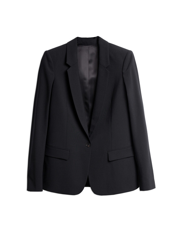 Acne Studios Single Bi Stretch Jacket Black Acne Studios Single Bi Stretch Jacket Black