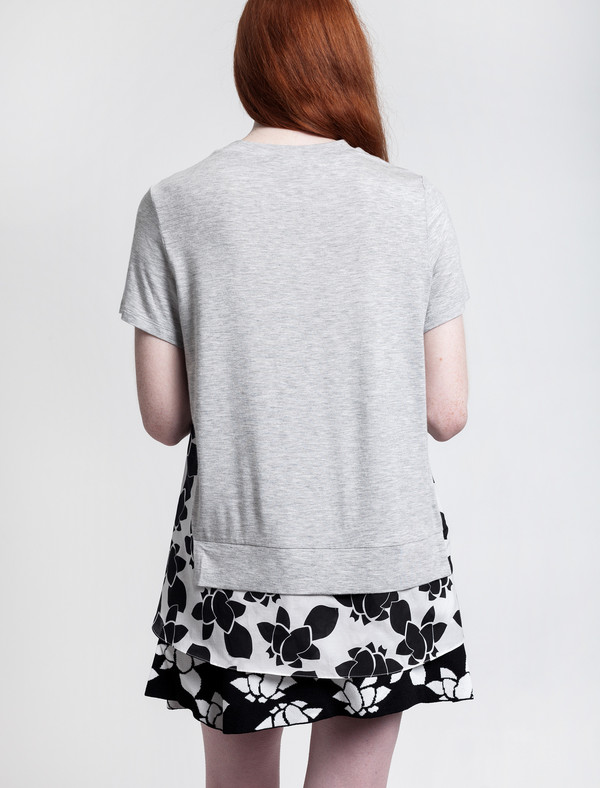 Thakoon Addition Voile Inset Tee Thakoon Addition Voile Inset Tee