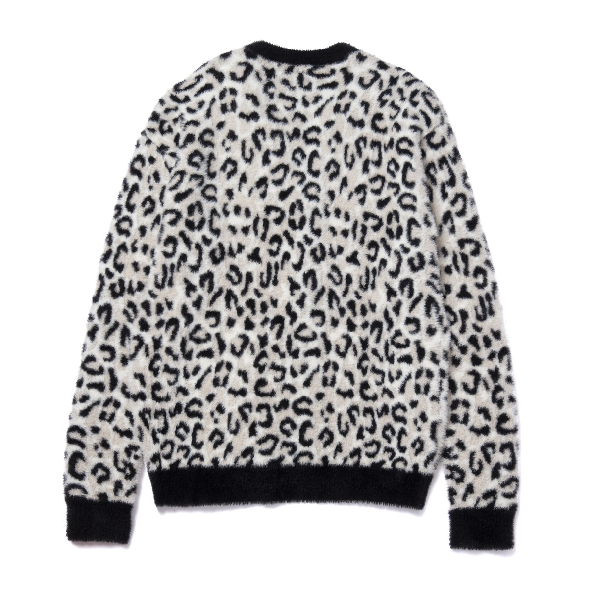 Snow Leopard Cardigan Black/White Garmentory