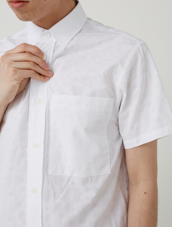 Gosha Rubchinskiy Paisley SS Shirt - White Gosha Rubchinskiy Paisley SS Shirt - White