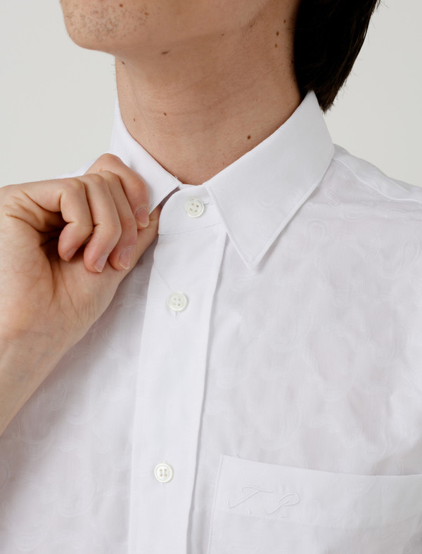 Gosha Rubchinskiy Paisley SS Shirt - White Gosha Rubchinskiy Paisley SS Shirt - White