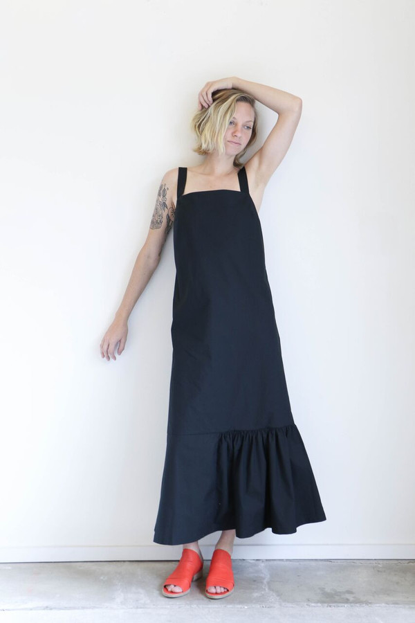 Creatures of Comfort Statlin Dress in Black Creatures of Comfort Statlin Dress in Black