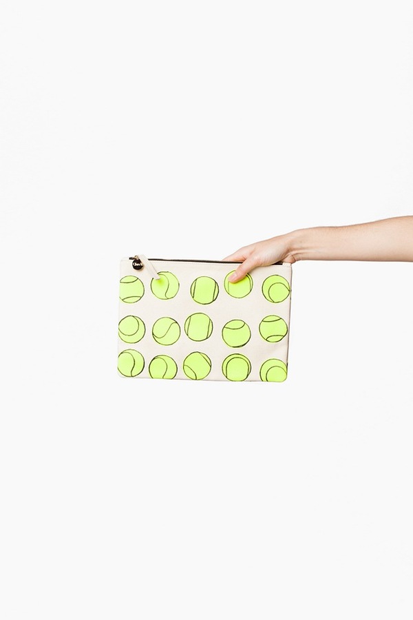 Clare V. Flat Clutch-canvas tennis Clare V. Flat Clutch-canvas tennis