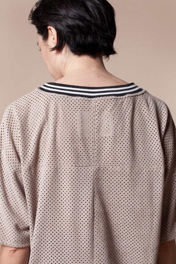 Fine Collection Suede T-Shirt Fine Collection Suede T-Shirt