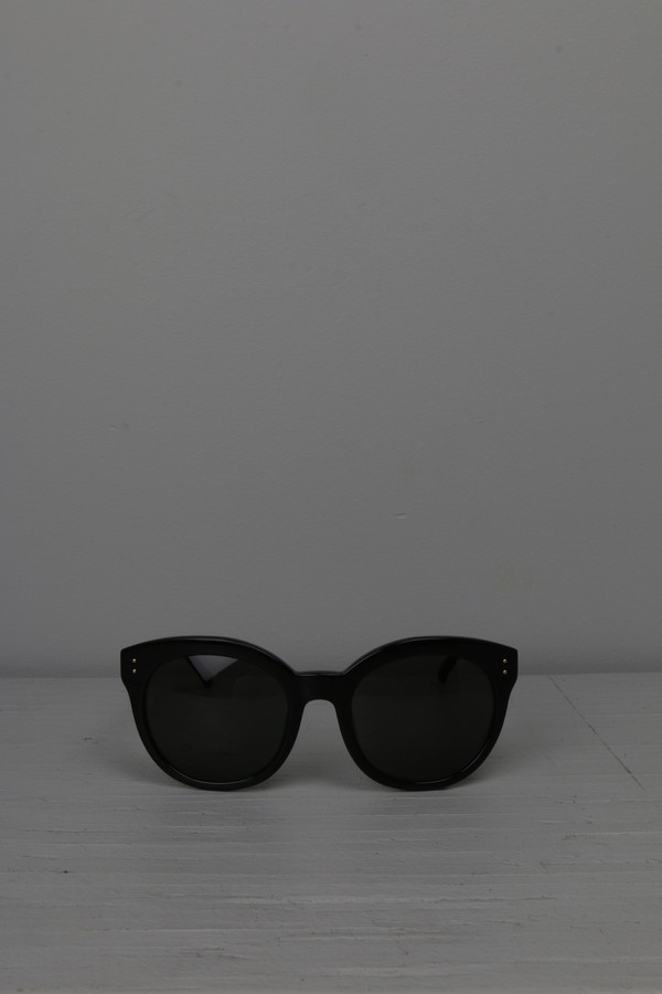 Linda Farrow Round Cat Eye Black Linda Farrow Round Cat Eye Black