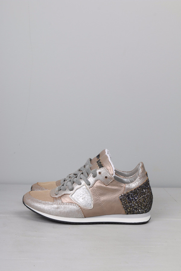 Philippe Model Tropez Bassa Donna Glitter Philippe Model Tropez Bassa Donna Glitter
