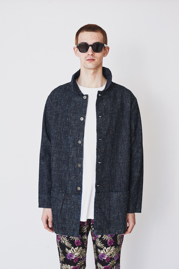 Unisex ZED Silk / Cotton Long Catchall Jacket Unisex ZED Silk / Cotton Long Catchall Jacket