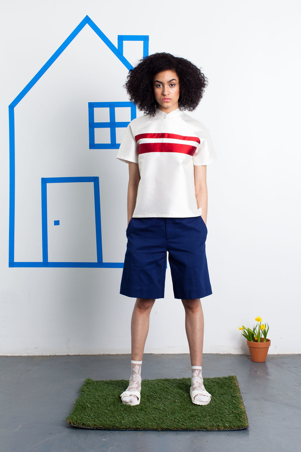 Nikki Chasin Cola Striped Raglan Nikki Chasin Cola Striped Raglan