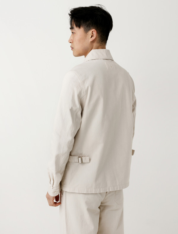 Margaret Howell MHL Side Adjustor Jacket Natural Denim Margaret Howell MHL Side Adjustor Jacket Natural Denim