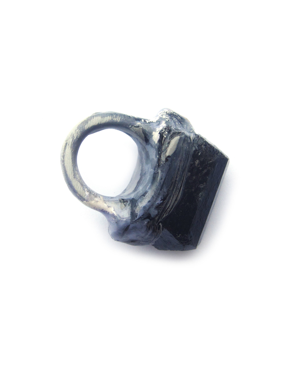 Adina Mills The Power Black Tourmeline Ring Adina Mills The Power Black Tourmeline Ring