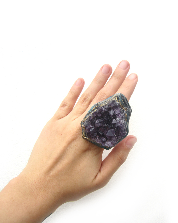 Adina Mills The Mindful Amethyst Ring Adina Mills The Mindful Amethyst Ring