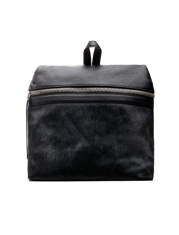 Kara Calf Hair Backpack Black Kara Calf Hair Backpack Black