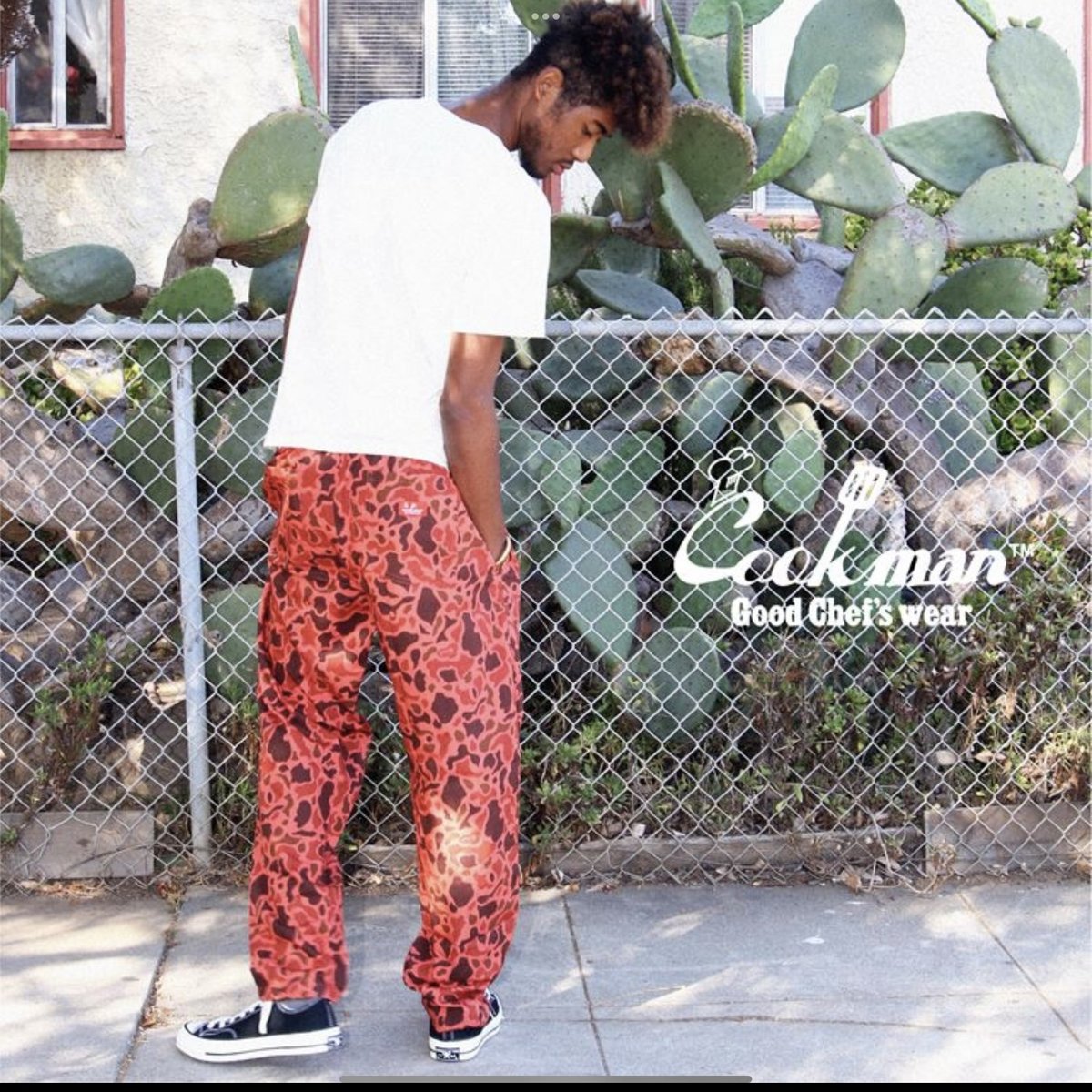 Cookman Chef Pants - Camo Red | Garmentory