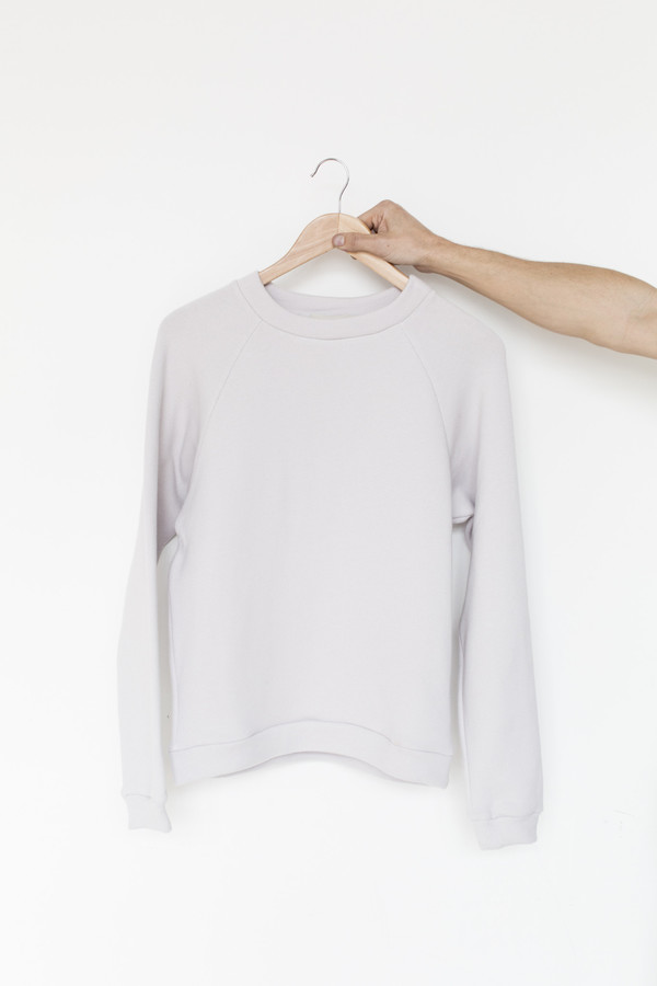 Unisex Play the Bones Cotton Raglan Crewneck - Bone Unisex Play the Bones Cotton Raglan Crewneck - Bone
