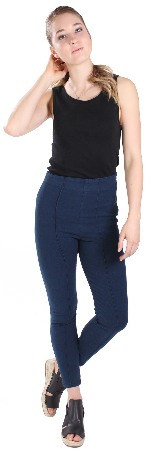 Prairie Underground A/L Cigarette Legging in Deep Blue Prairie Underground A/L Cigarette Legging in Deep Blue