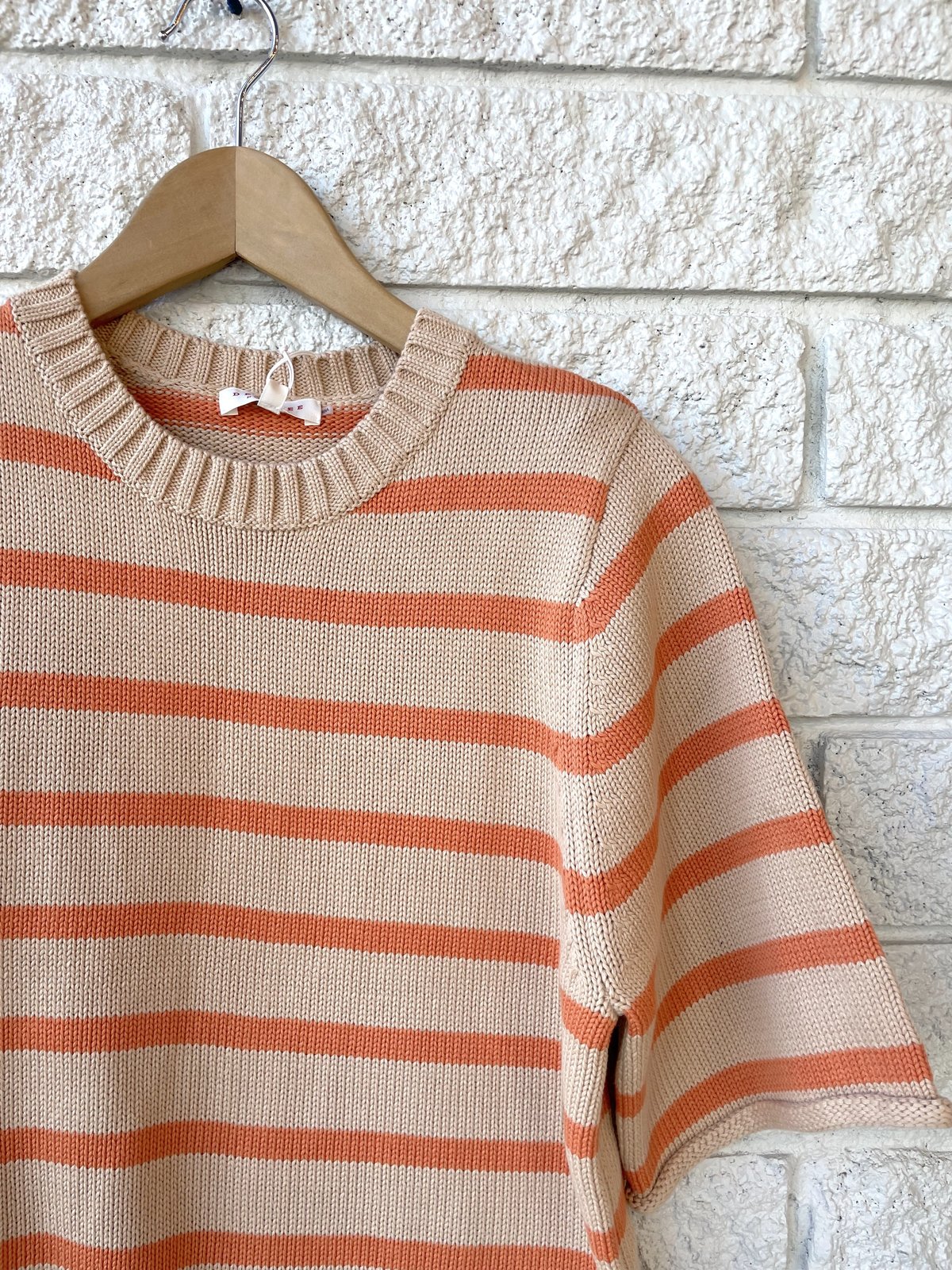 Demylee Ezra Stripe Sweater - Bone 