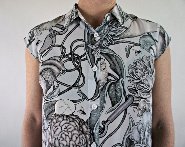 Ofelia Dress in Olivia Knapp Print by Silvae Ofelia Dress in Olivia Knapp Print by Silvae