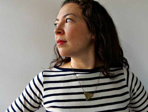 Juniper Boatneck in Navy and White Stripe by Curator Juniper Boatneck in Navy and White Stripe by Curator