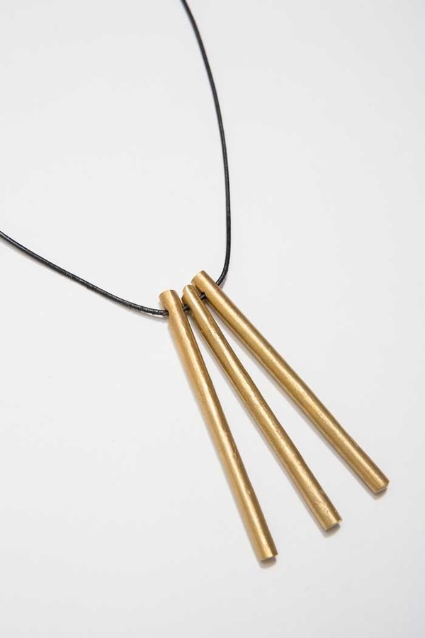 Osei-Duro Three Tubes Necklace Osei-Duro Three Tubes Necklace