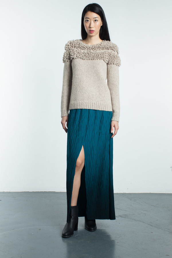HARARE Airbrushed Pleated Skirt HARARE Airbrushed Pleated Skirt