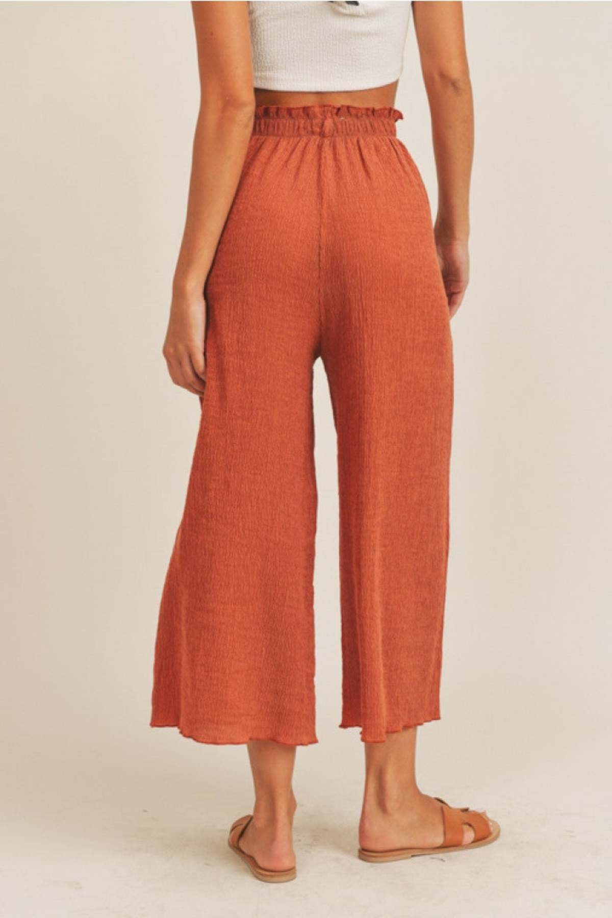 Azalea Wide Leg Pant - Bronze | Garmentory