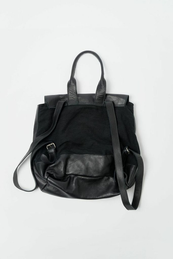 Clyde Leather Room Backpack - Black Clyde Leather Room Backpack - Black
