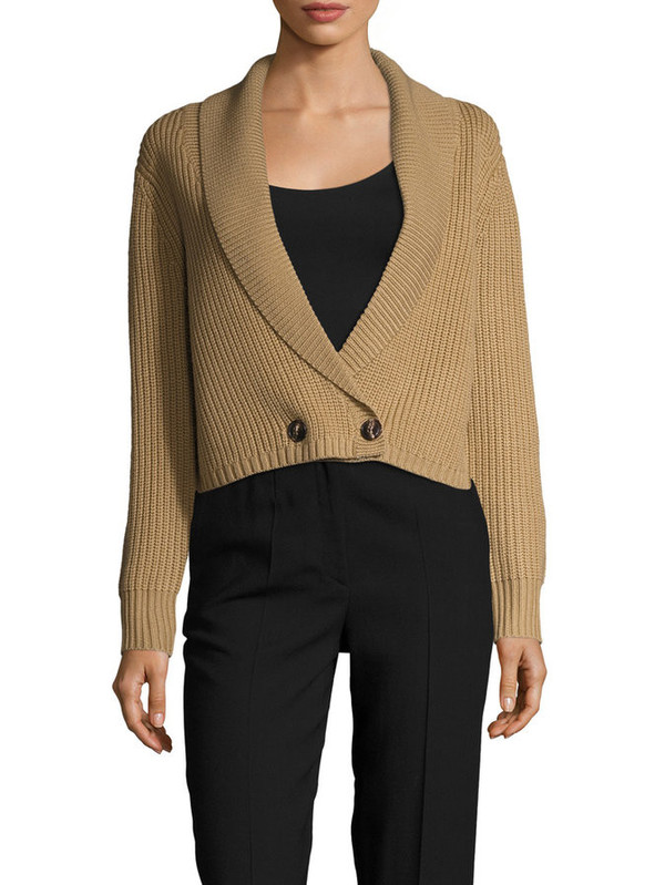 Cosette Louisa Cropped Cardigan Camel Cosette Louisa Cropped Cardigan Camel
