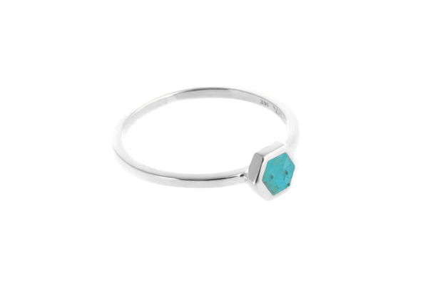Shahla Karimi Mini Honey Ring with Turquoise Shahla Karimi Mini Honey Ring with Turquoise