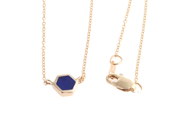 Shahla Karimi Mini Honey Necklace with Lapis Shahla Karimi Mini Honey Necklace with Lapis