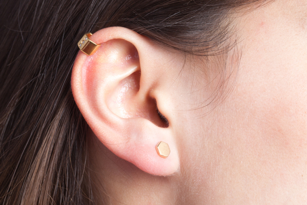 Shahla Karimi Honeycomb Ear Cuff with Diamonds Shahla Karimi Honeycomb Ear Cuff with Diamonds