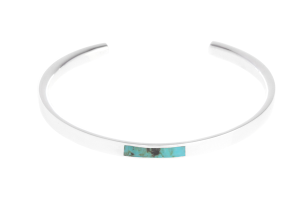 Shahla Karimi Bar Cuff with Turquoise Shahla Karimi Bar Cuff with Turquoise