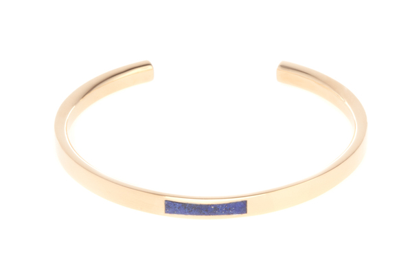 Shahla Karimi Bar Cuff with Lapis Shahla Karimi Bar Cuff with Lapis