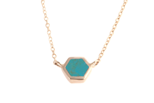 Shahla Karimi Mini Honey Necklace with Turquoise Shahla Karimi Mini Honey Necklace with Turquoise