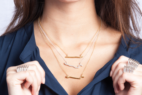 Shahla Karimi Subway Series Pendant Necklace - Inwood to Word Trade Center Shahla Karimi Subway Series Pendant Necklace - Inwood to Word Trade Center