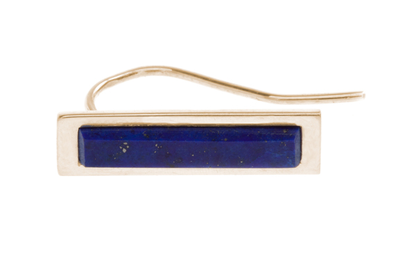 Shahla Karimi Bar Ear Crawler with Lapis Shahla Karimi Bar Ear Crawler with Lapis