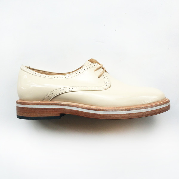 Dieppa Restrepo Laura Oxford | Cream Patent Dieppa Restrepo Laura Oxford | Cream Patent