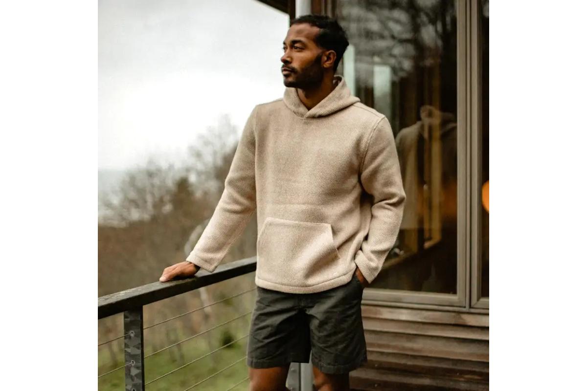 Taylor Stitch Flax Twill Nomad Hoodie 