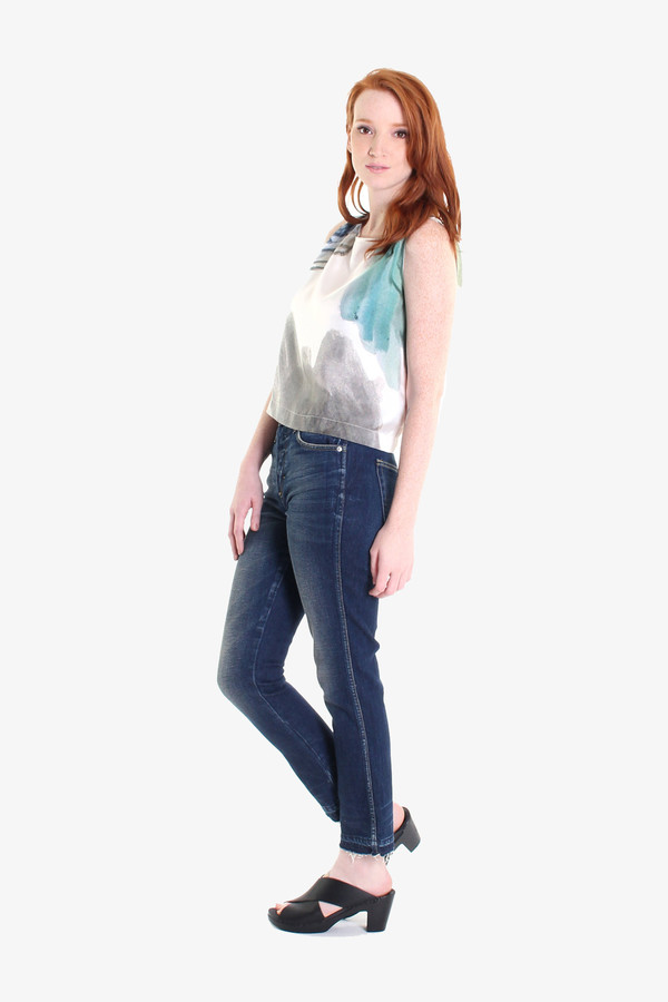 Ursa Minor Meg top in finger paint print Ursa Minor Meg top in finger paint print
