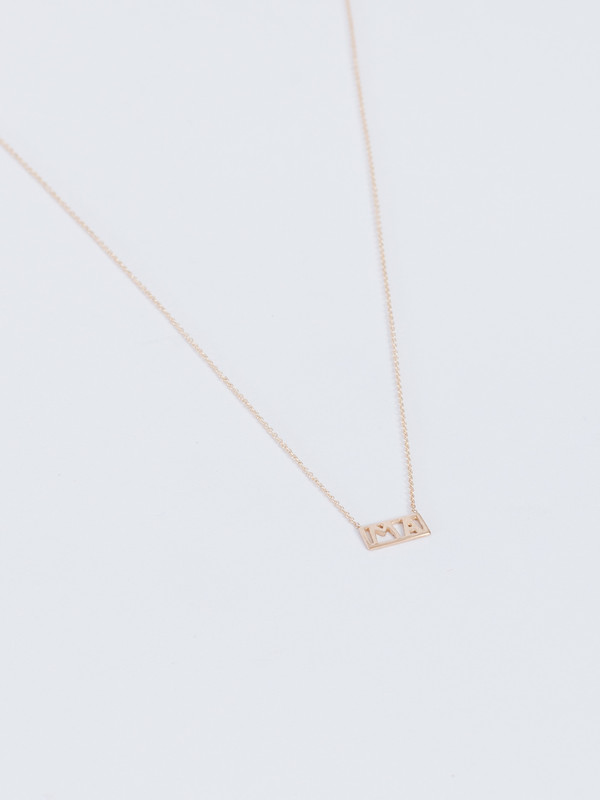MA NECKLACE / 14k MA NECKLACE / 14k