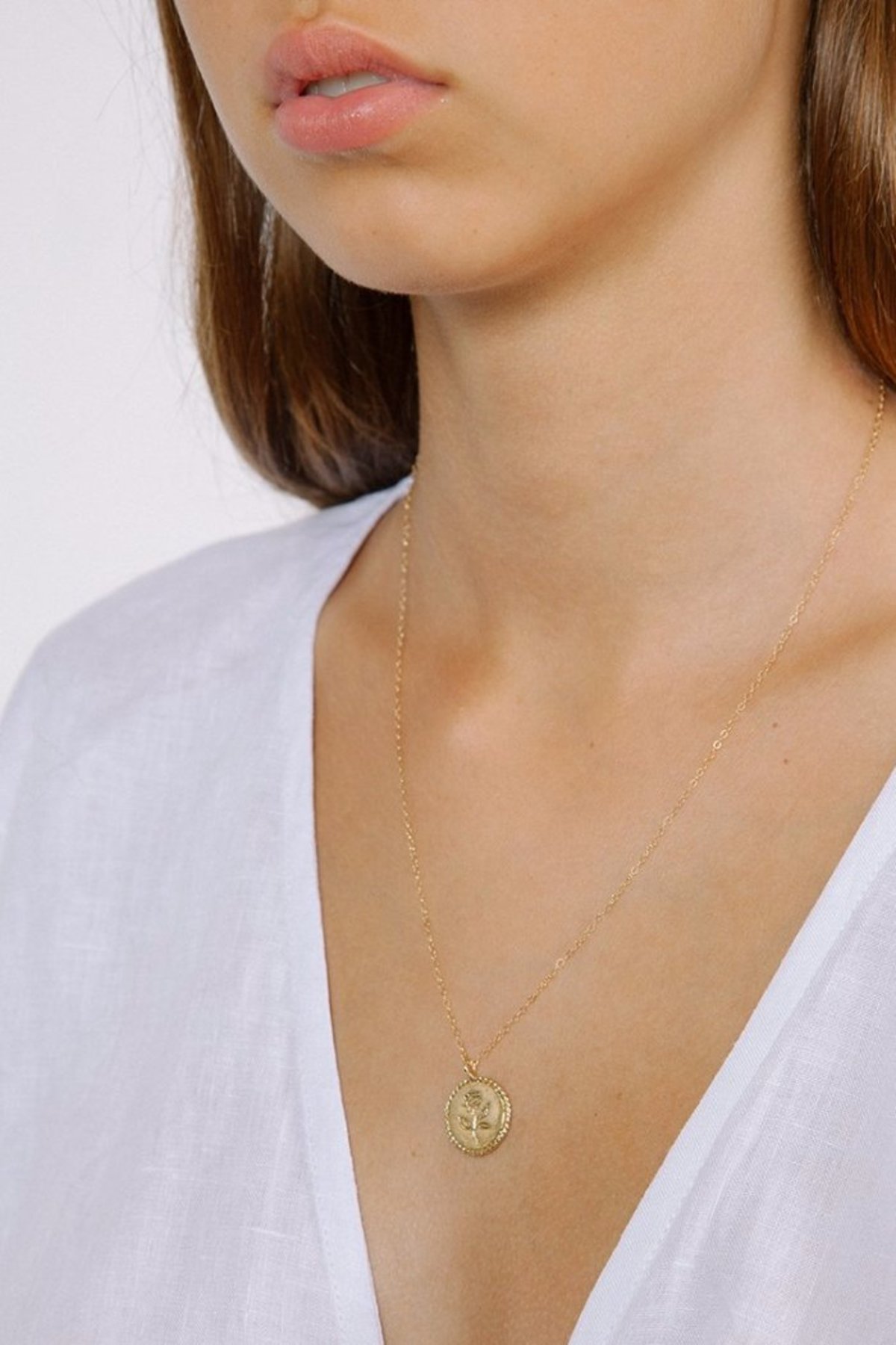 Wolf Circus Rose Coin Necklace | Garmentory