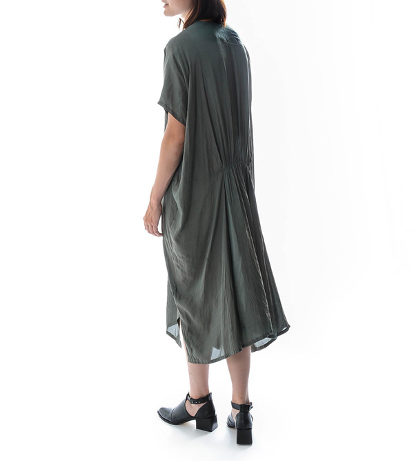 Raquel Allegra Satin Twill Kaftan Dress Raquel Allegra Satin Twill Kaftan Dress