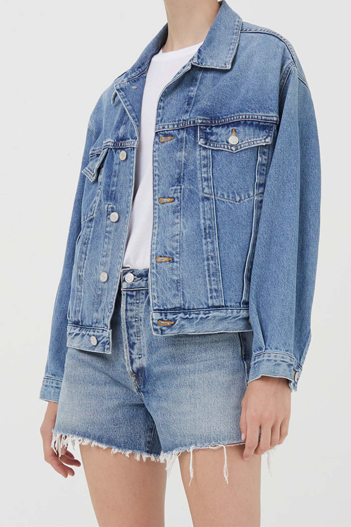 AGOLDE CHARLI OVERSIZED DENIM JACKET 