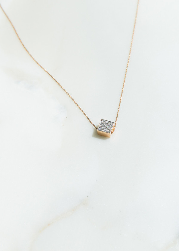Ginette NY Baby Diamond Ever Necklace Ginette NY Baby Diamond Ever Necklace