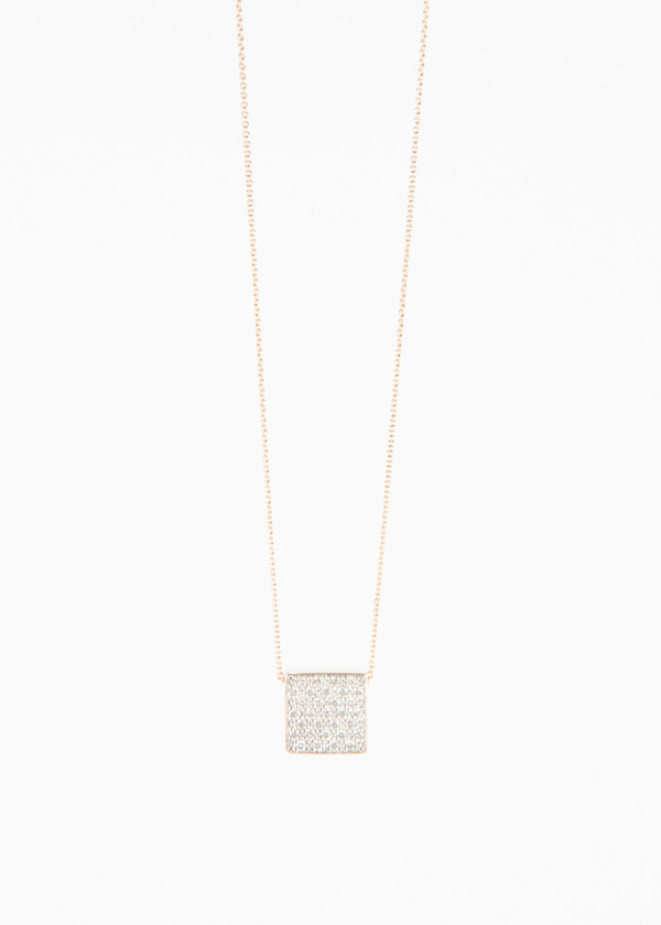 Ginette NY Diamond Ever Square Necklace Ginette NY Diamond Ever Square Necklace