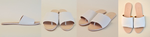 The Palatines "caelum" slide sandal | white The Palatines "caelum" slide sandal | white