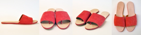 The Palatines "caelum" slide sandal | tomato The Palatines "caelum" slide sandal | tomato