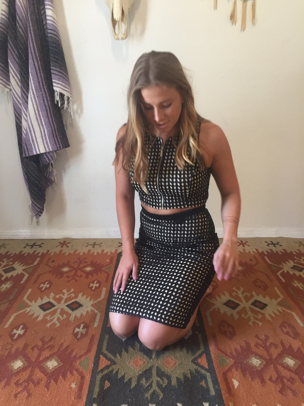 Whitney Eve Manfern Cut-out Pencil Skirt Whitney Eve Manfern Cut-out Pencil Skirt